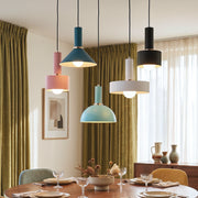 Iron Macaron Colored Pendant Lights