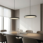 Round Metal Disc LED Pendant Lights