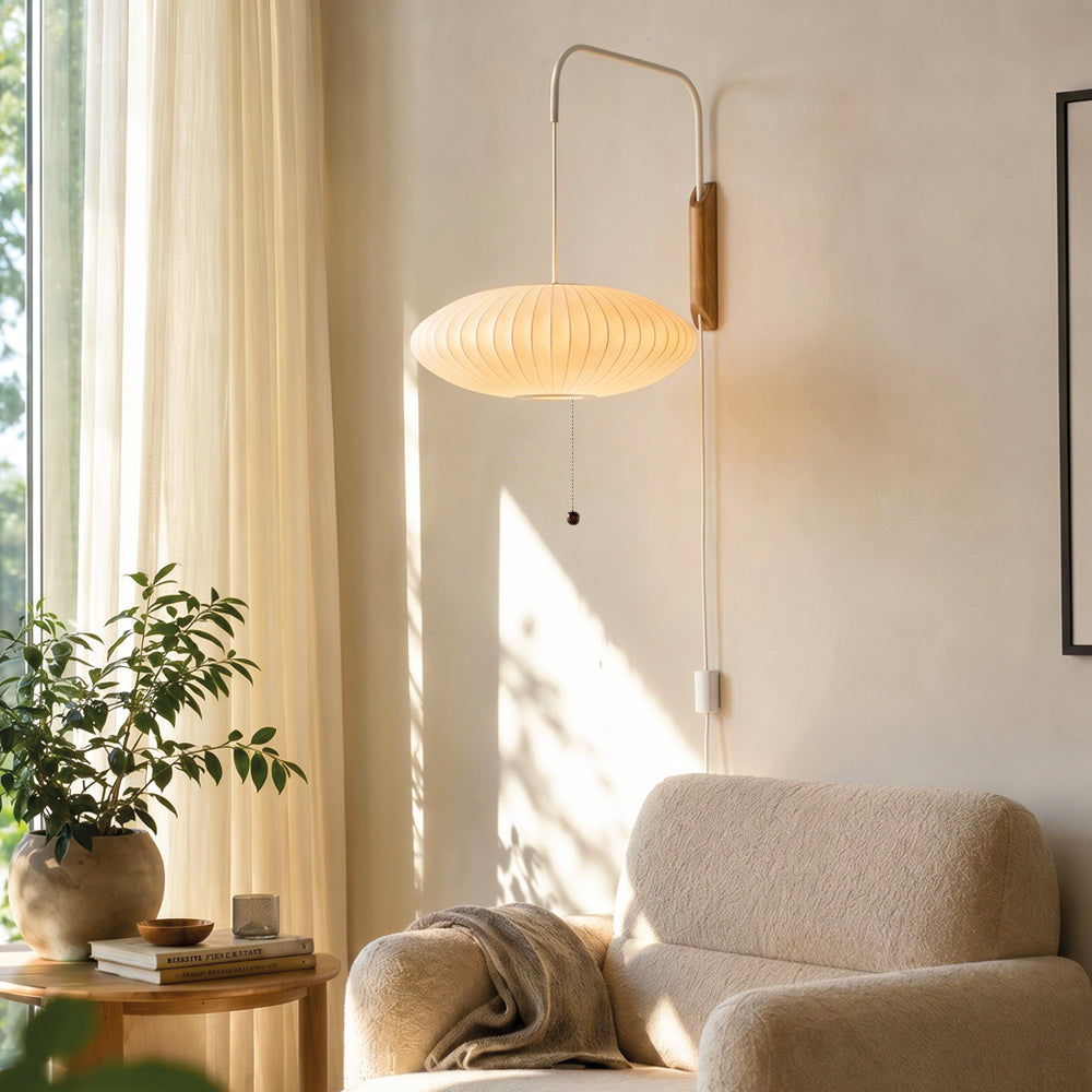 Japanese Inspired Nelson Ball Wall Light