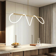 Golden Designer Rope LED Chandelier Lamps