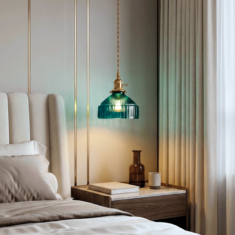 Modern Vintage Glass Lampshade Pendant Lights