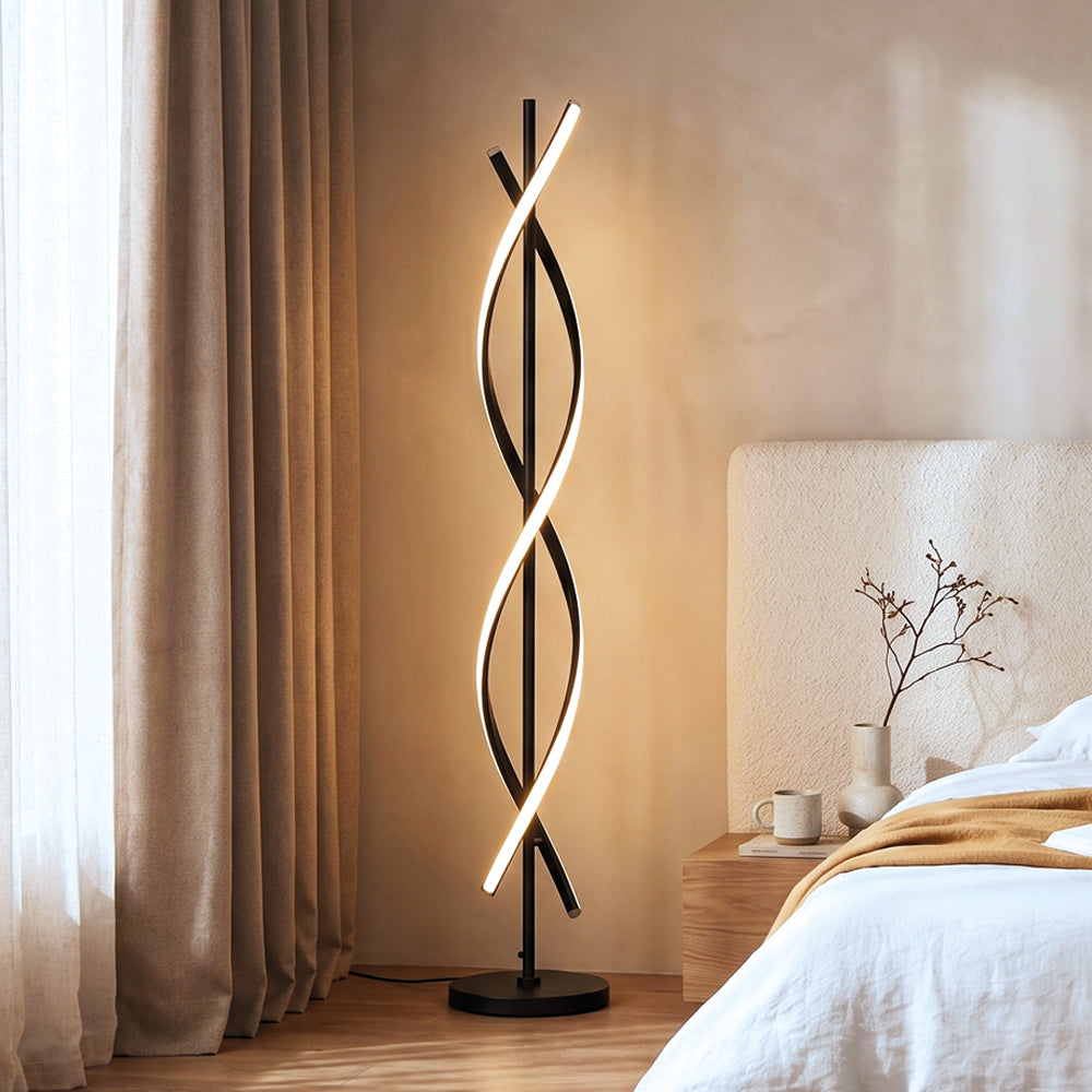 Minimalist Spiral Lamp Stand Light Floor Lamp
