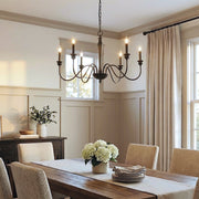 Ganeed Rustic Classic LED Iron Chandelier Light