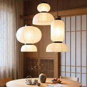 Modern Silk Fabric Tense Pendant Light