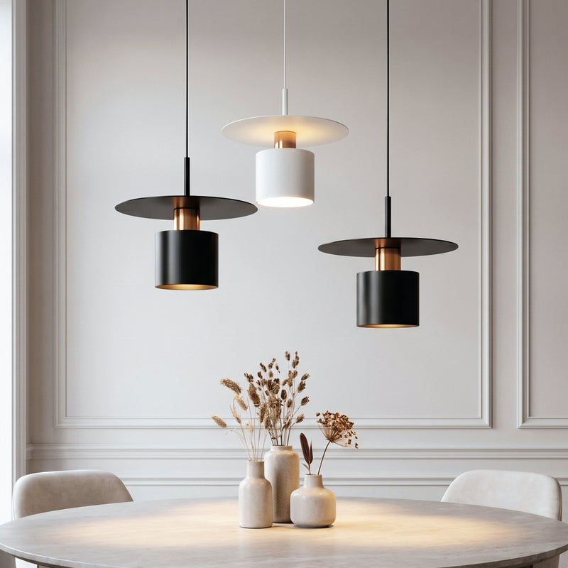 Minimalist Denmark Disk Round Pendant Light