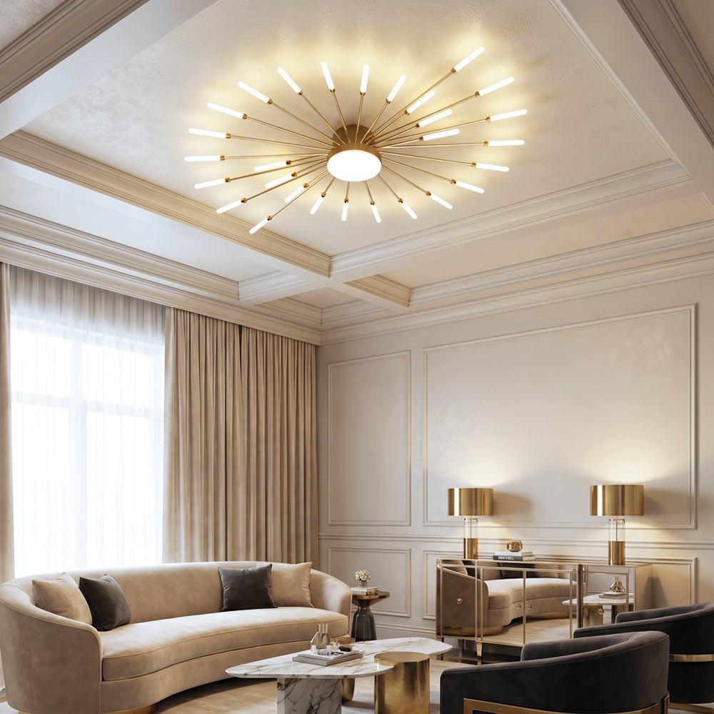 Modern Full Star Shine Rays Chandelier Lamps