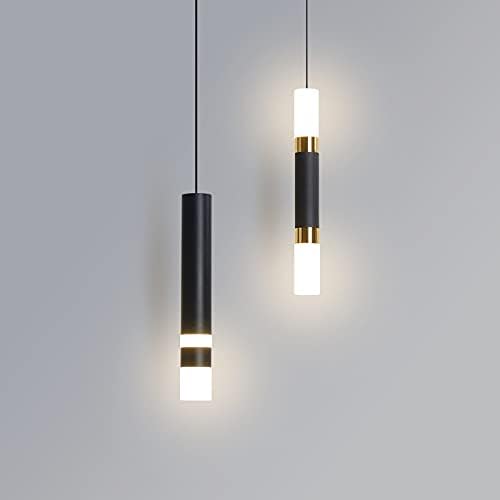 Modern Aluminum Long Tube Pendant Lights