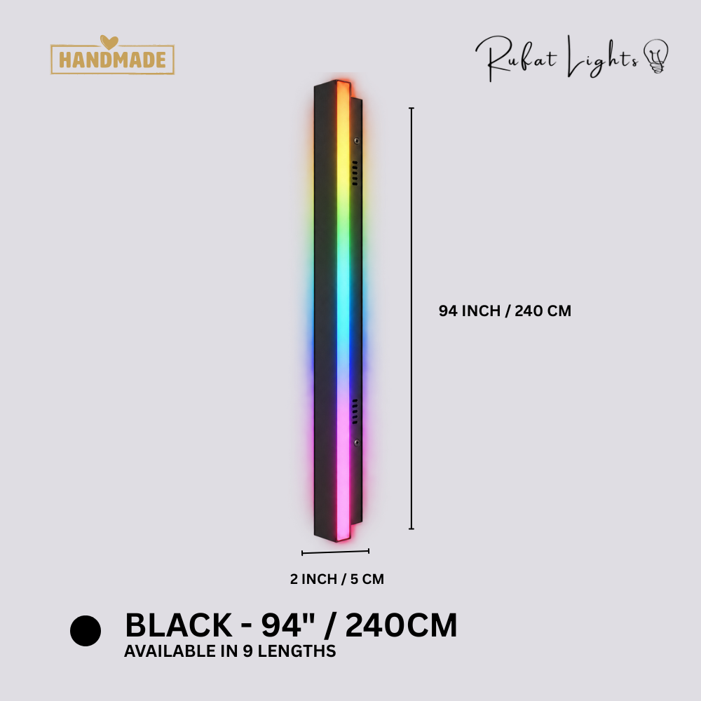 Aluminum Wall LED Light Waterproof Outdoor/Indoor (RGB)
