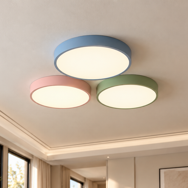 LED Ceiling Nordic Style Colorful Ultra Thin