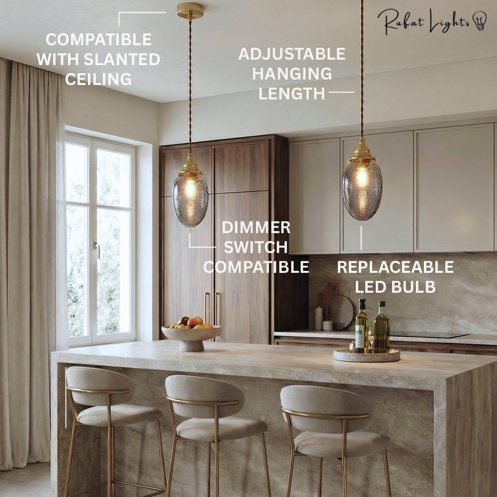 Industrial Vintage Style Copper Pendant Lights