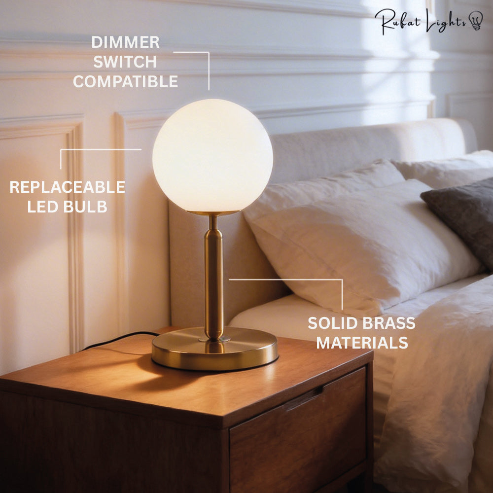 Nordic Brushed Table Lamp