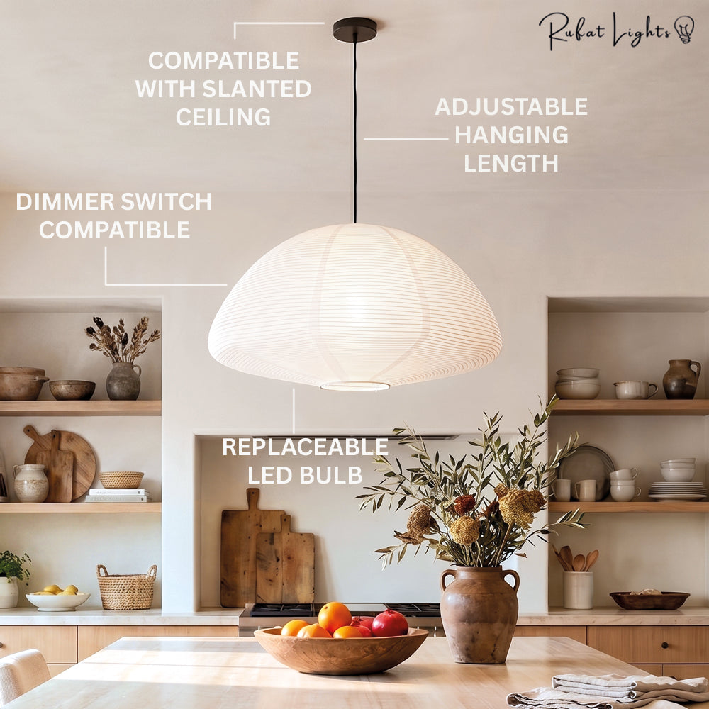 Japanese Style Personality Creative Paper Pendant Light