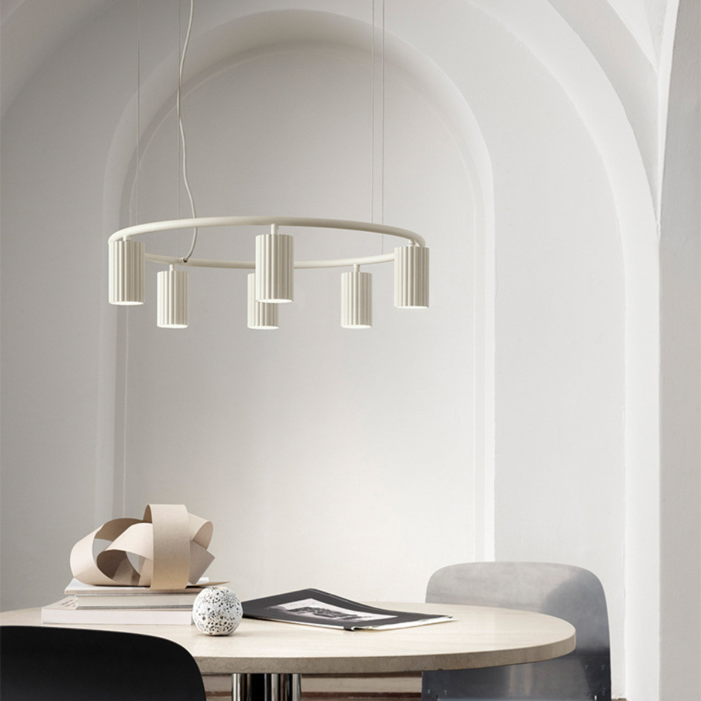 Scandinavian Ring Chandeliers Spotlights