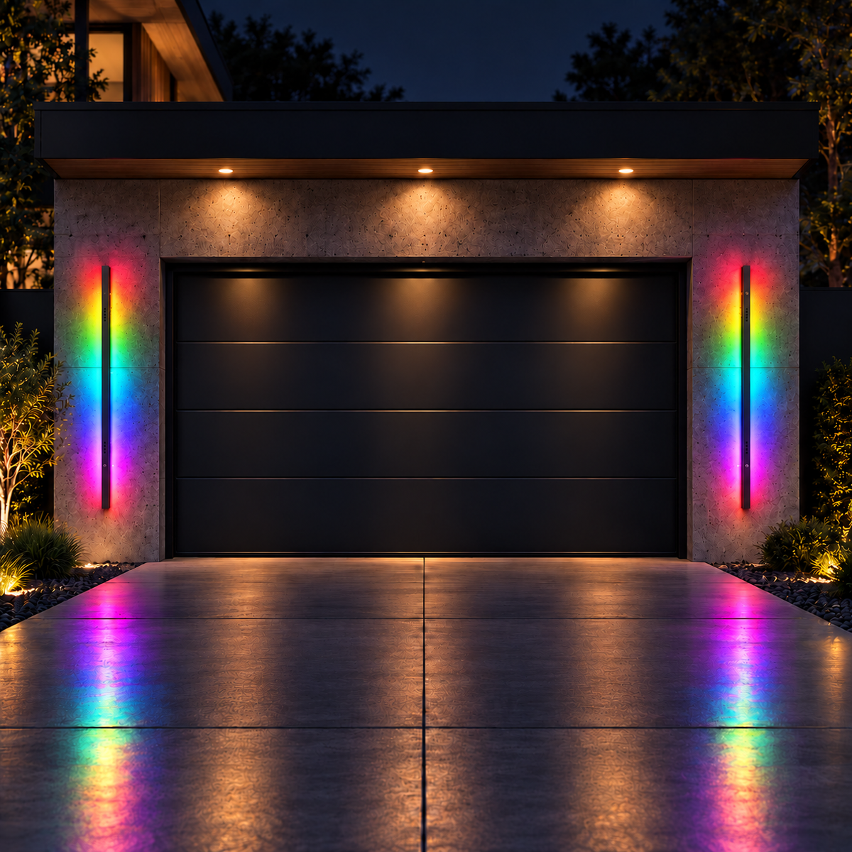 Aluminum Wall LED Light Waterproof Outdoor/Indoor (RGB)