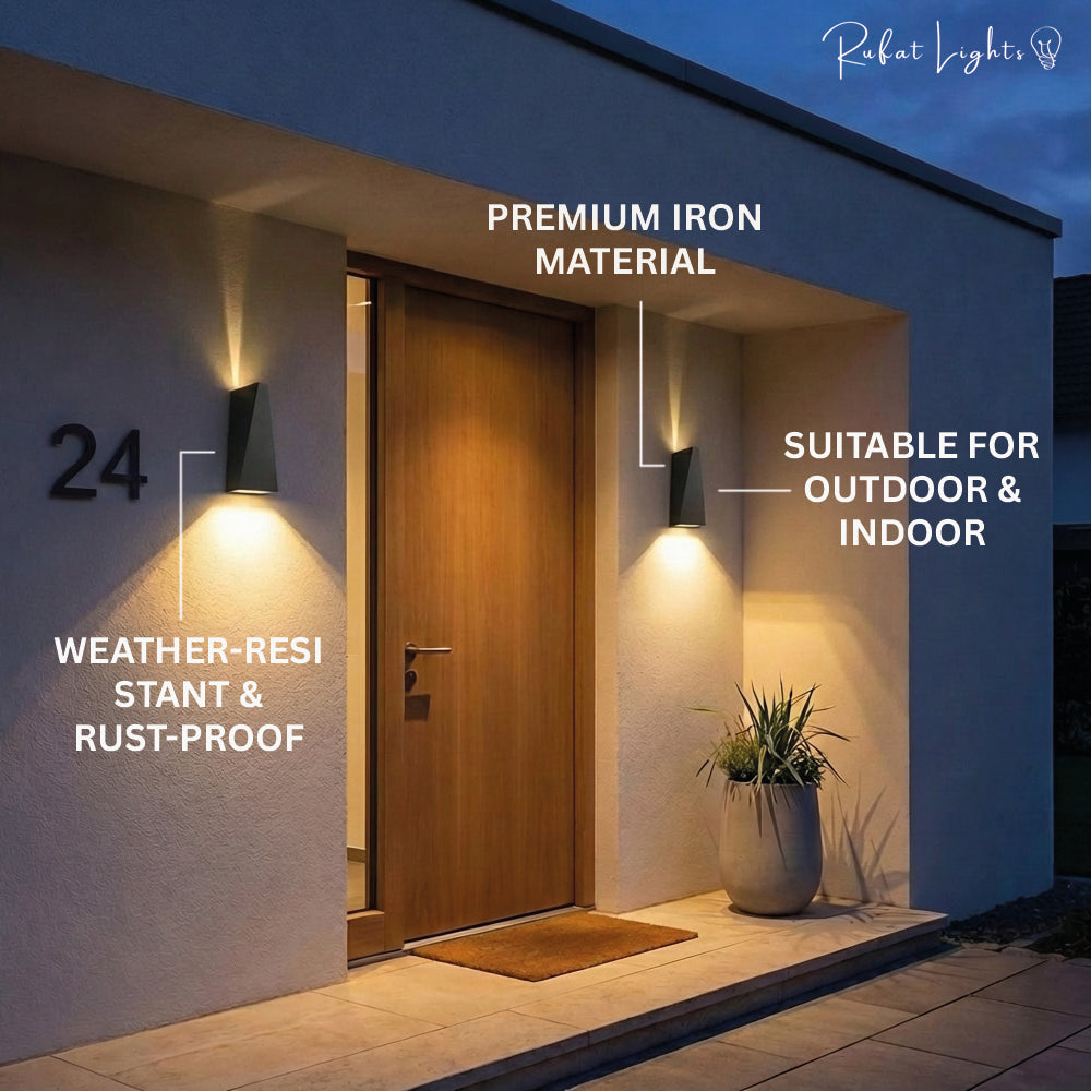 Sleek Waterproof Wall Lamp
