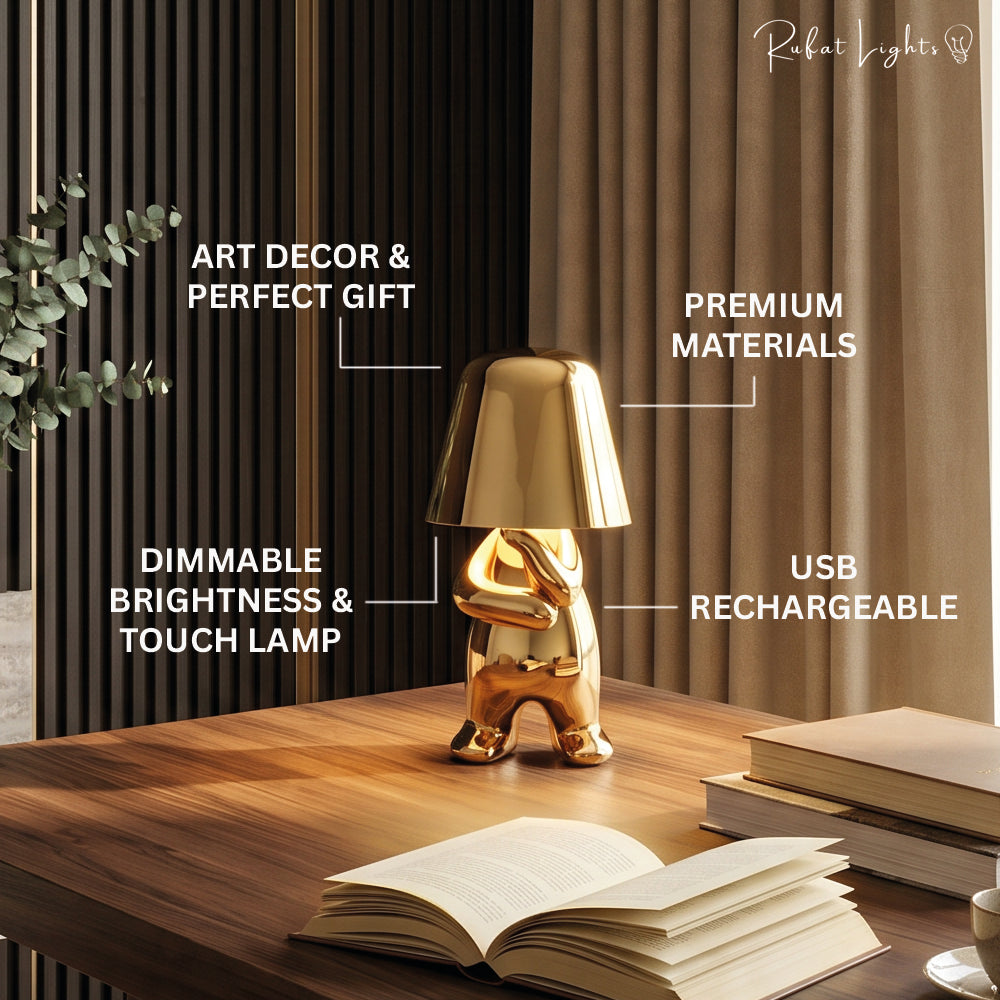 Little Golden Man Table Lamp