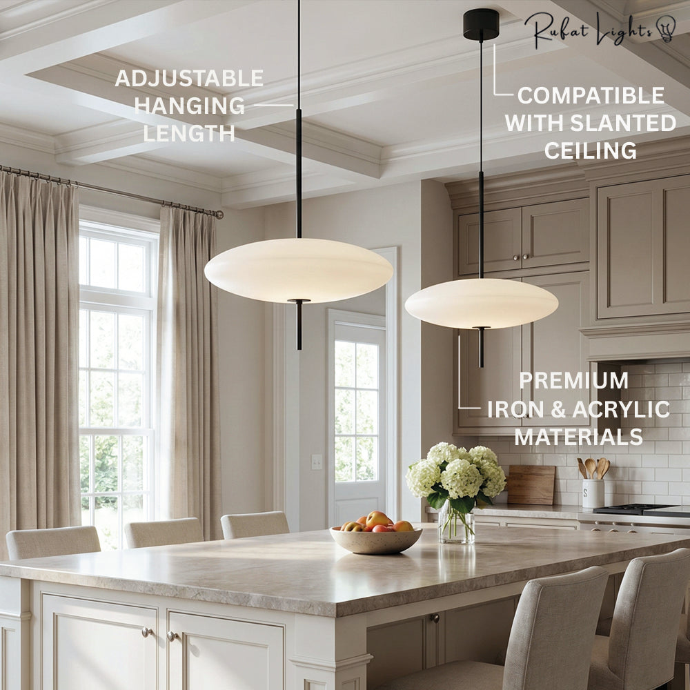 Danish Creative Flying Saucer Pendant Lamps