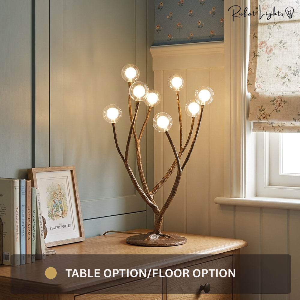 Nordic Rustic Tree Branch Floor Lamp