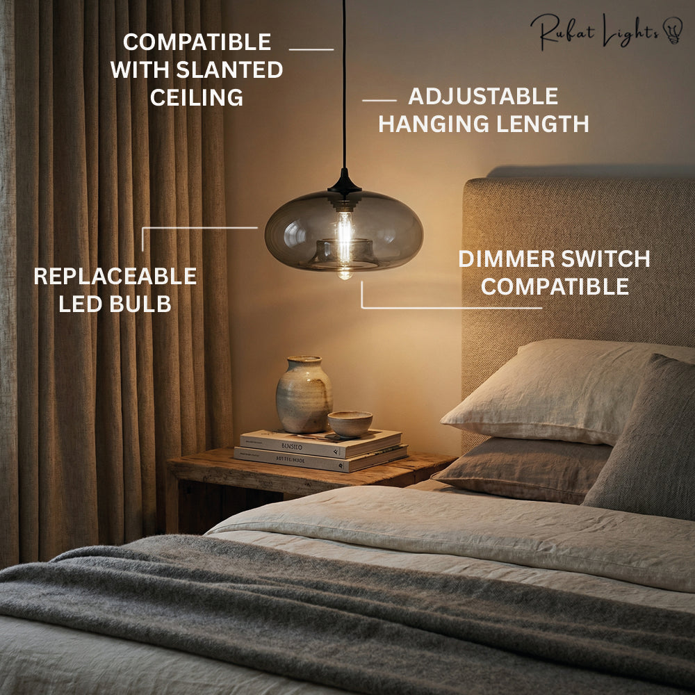 Chandelier Kúla Glass Ball - Pendant Light