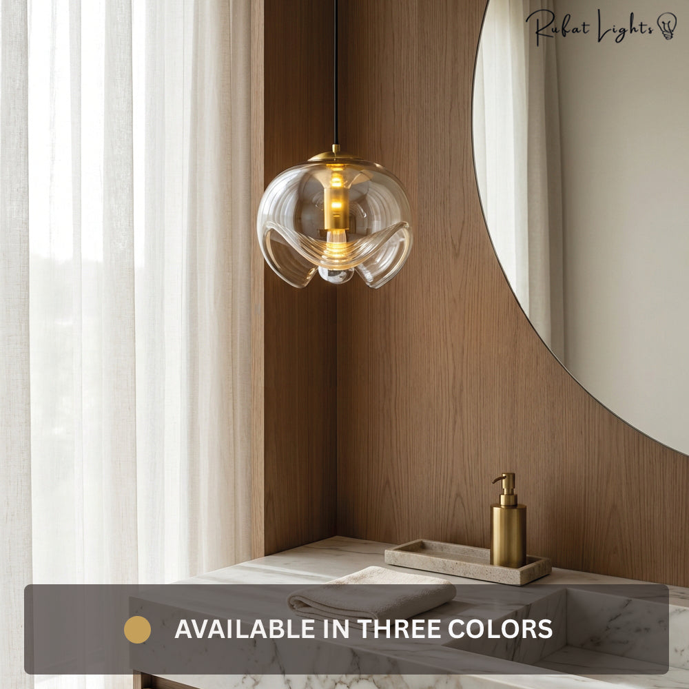 Artistic Brilliance Modern Glass Pendant Light