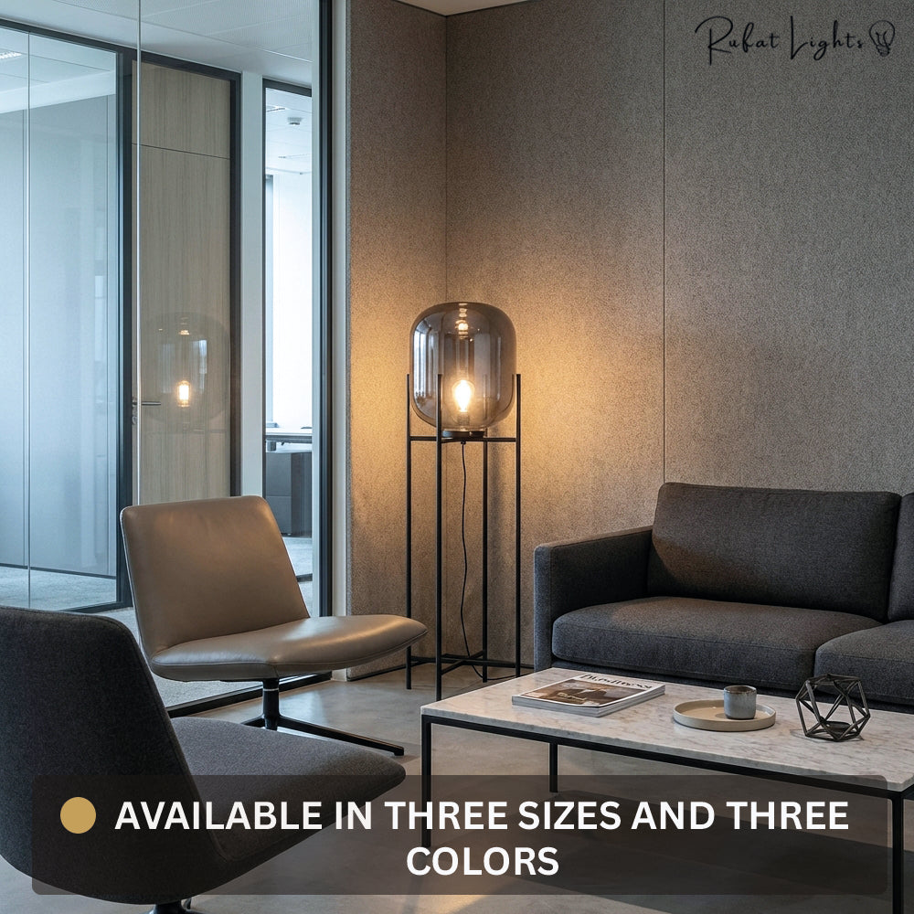 Villa Bubble Glass Ball Floor Lamp