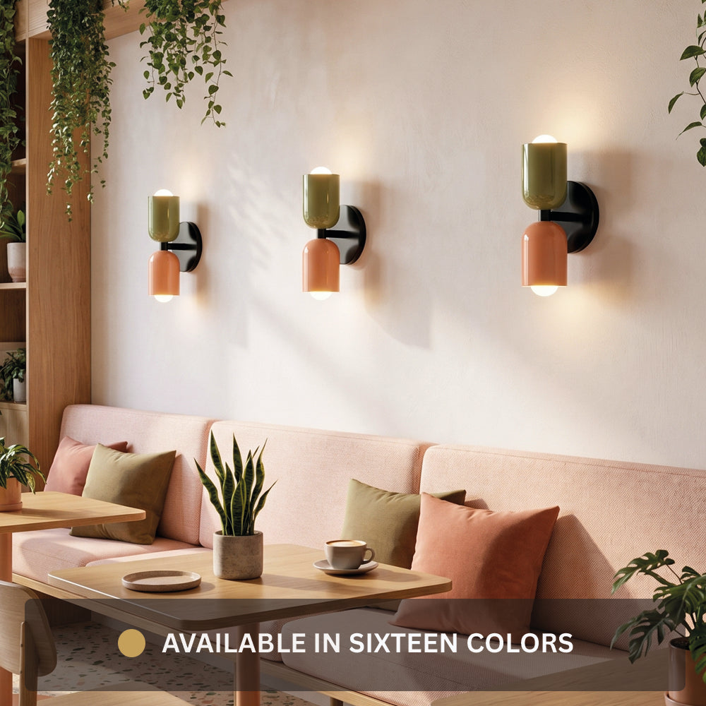 Cream Double Head LED Wall Lamps