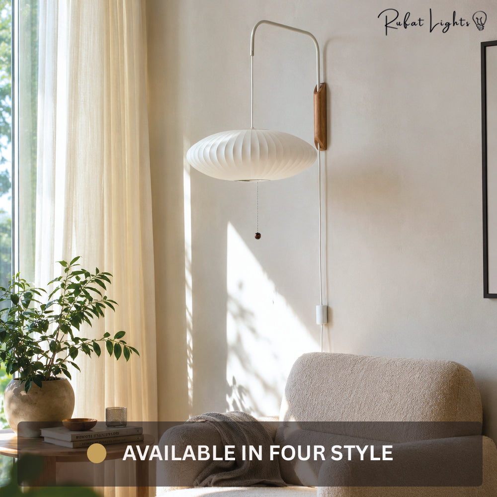 Japanese Inspired Nelson Ball Wall Light