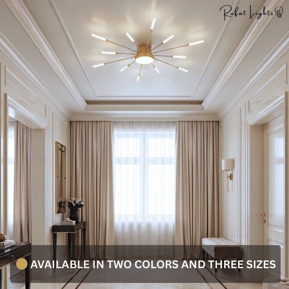 Modern Full Star Shine Rays Chandelier Lamps