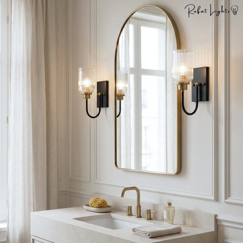 Industrial Style Glass Funnel Wall Lamps