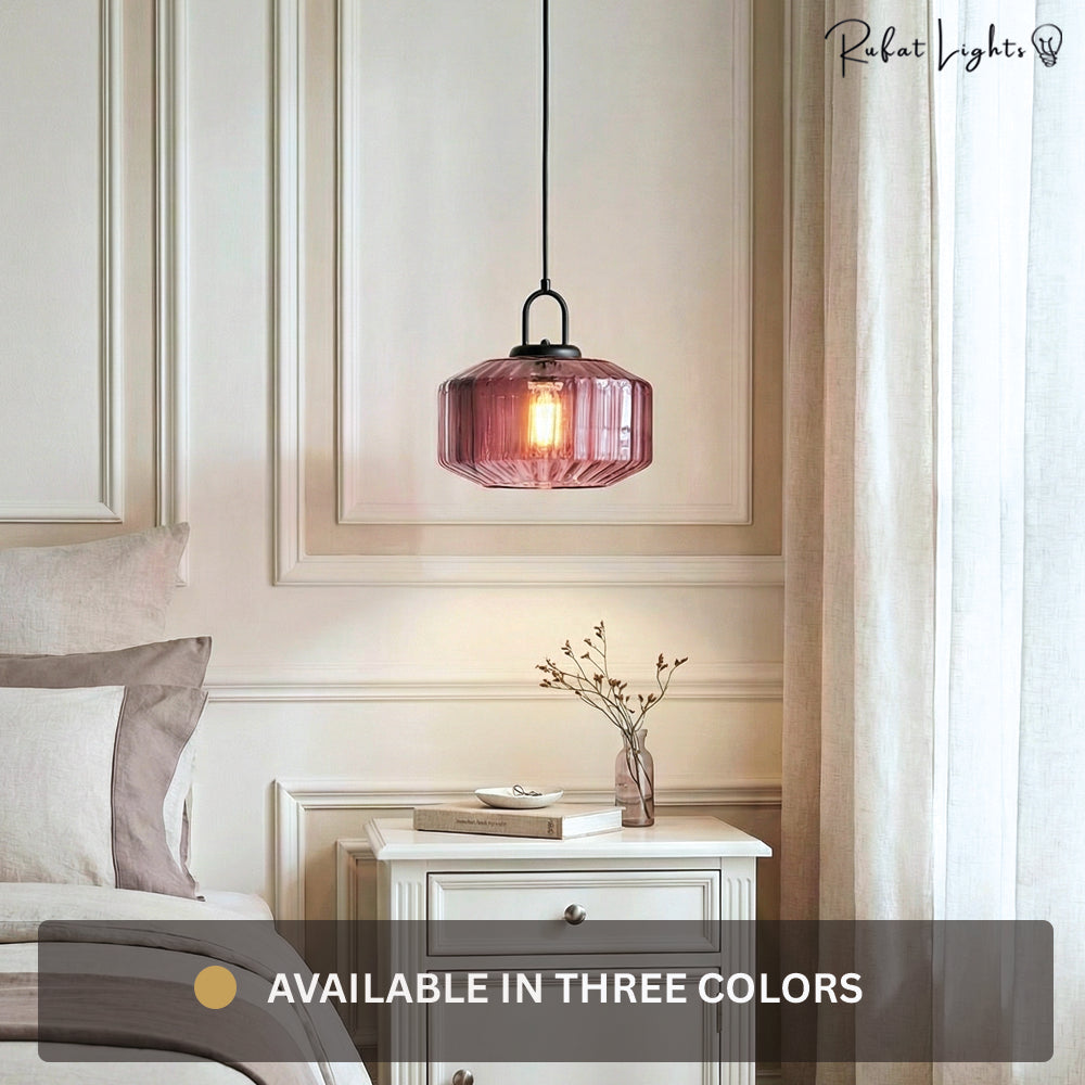 Enchanting Japanese Glass Pendant Light