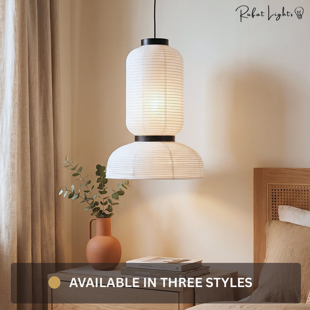 Modern Silk Fabric Tense Pendant Light