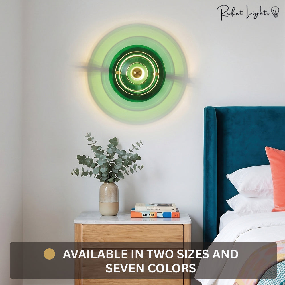 Colorful Layered Acrylic Glass Wall Light