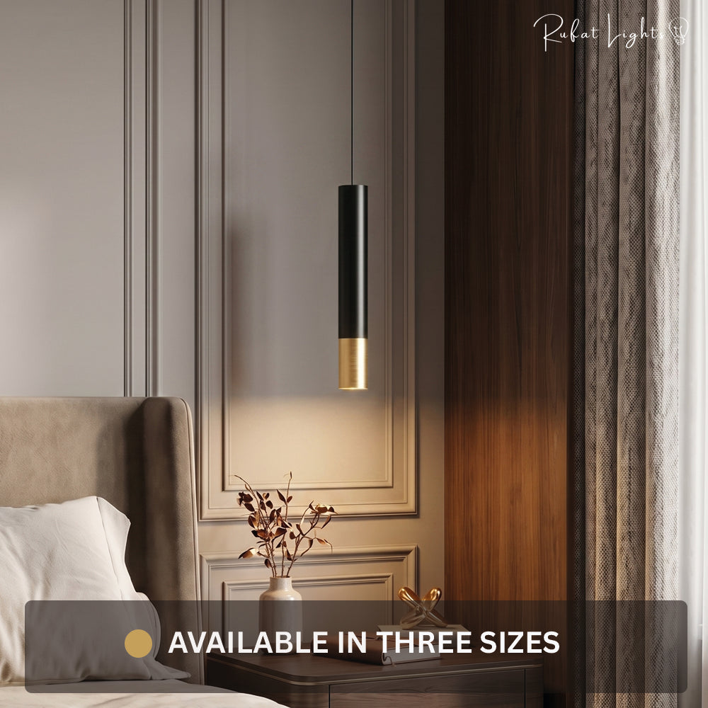 Long Tube Cylinder Pipe Downlights Pendant Light