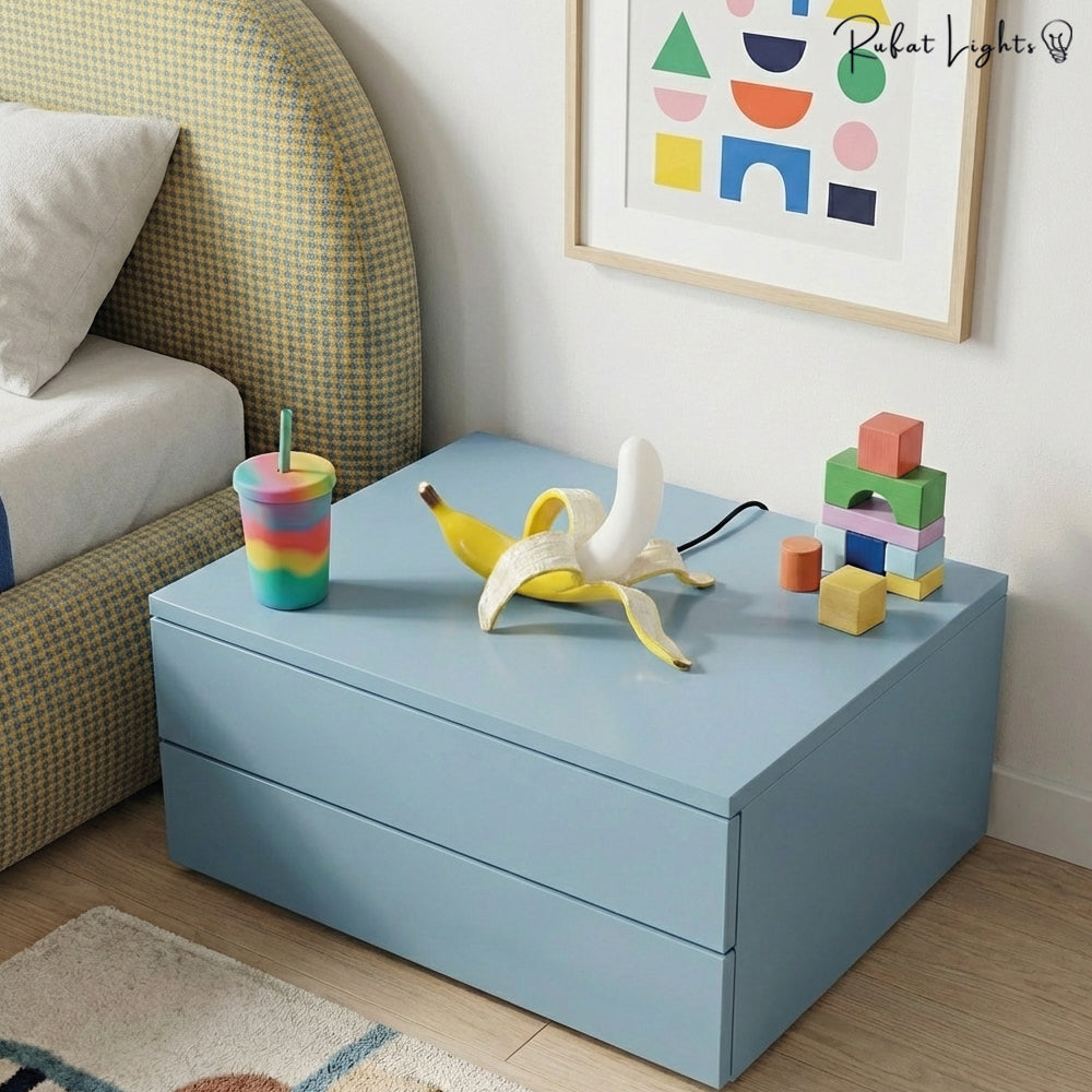 Playful Sophistication: Banana Lights Art Deco Table Lamps for