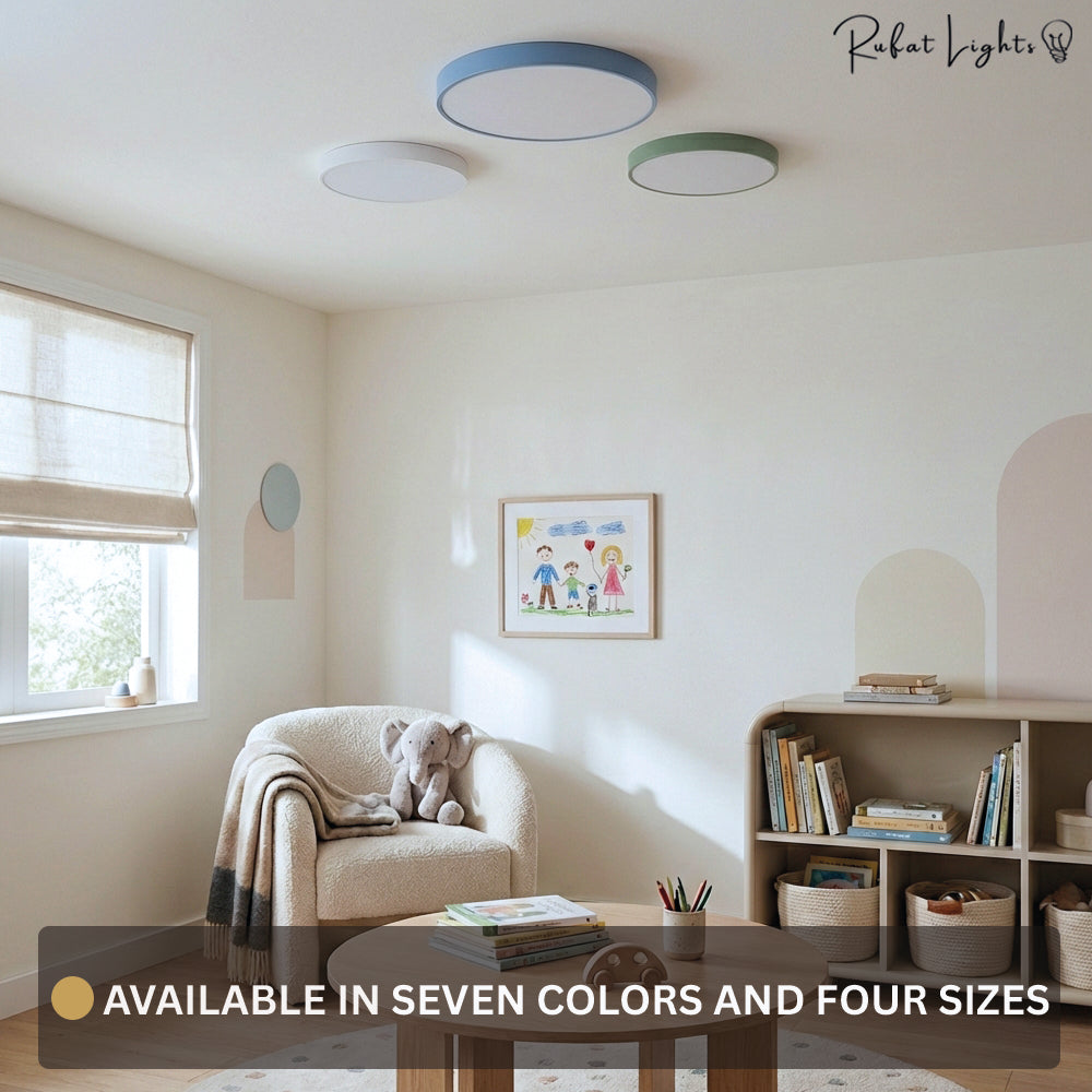 LED Ceiling Nordic Style Colorful Ultra Thin