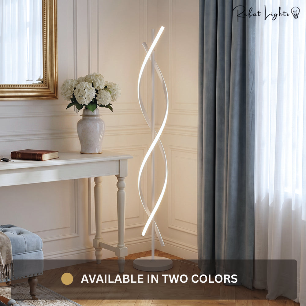 Minimalist Spiral Lamp Stand Light Floor Lamp