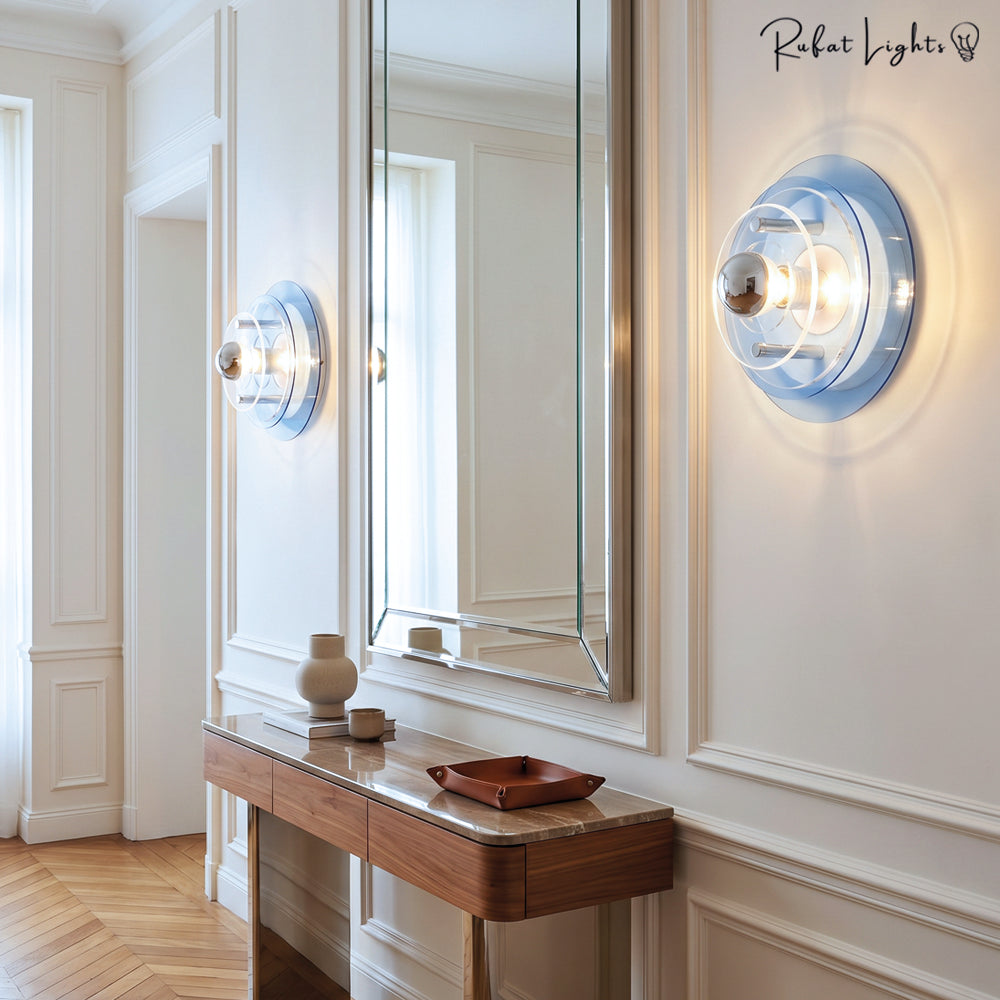 Colorful Layered Acrylic Glass Wall Light