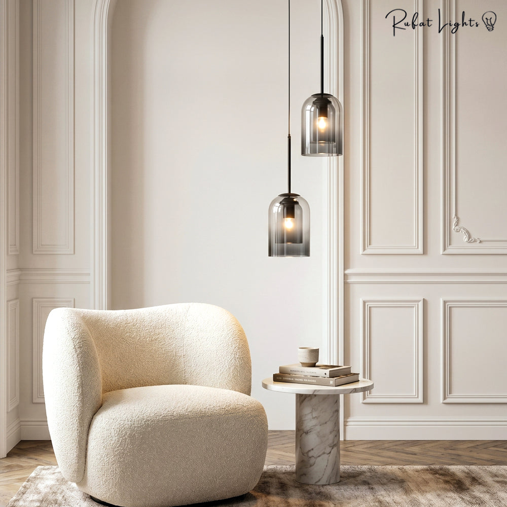 Nordic Double Glass Pendant Light