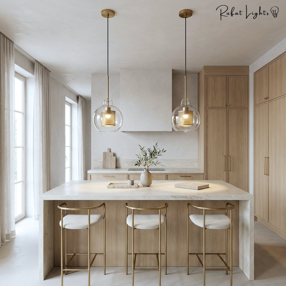 Modern Loft Glass Ball Pendant Light