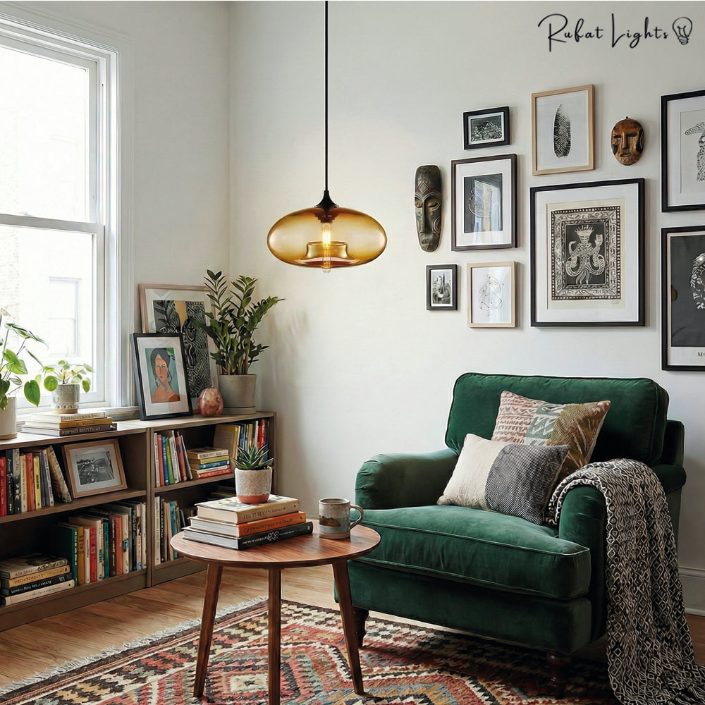 Chandelier Kúla Glass Ball - Pendant Light