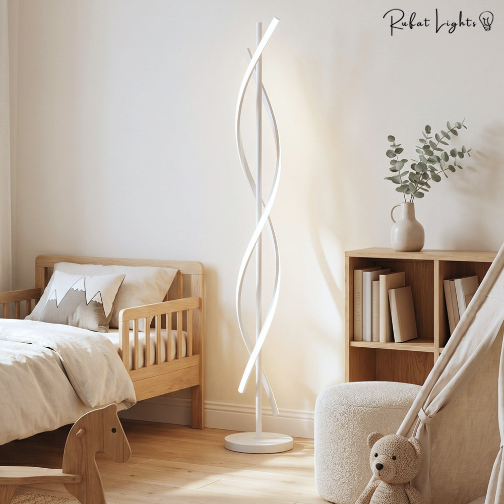 Minimalist Spiral Lamp Stand Light Floor Lamp