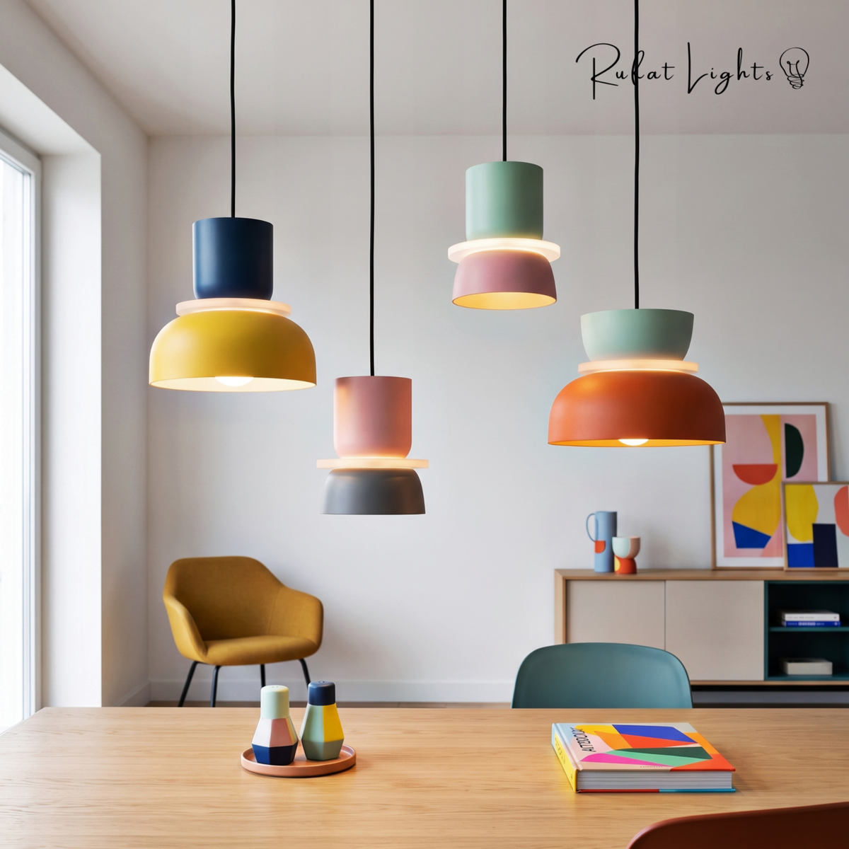 Colorful Macaron Pendant Hanging Light
