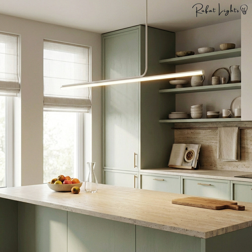 Elegance Modern Long Tube Pendant Light