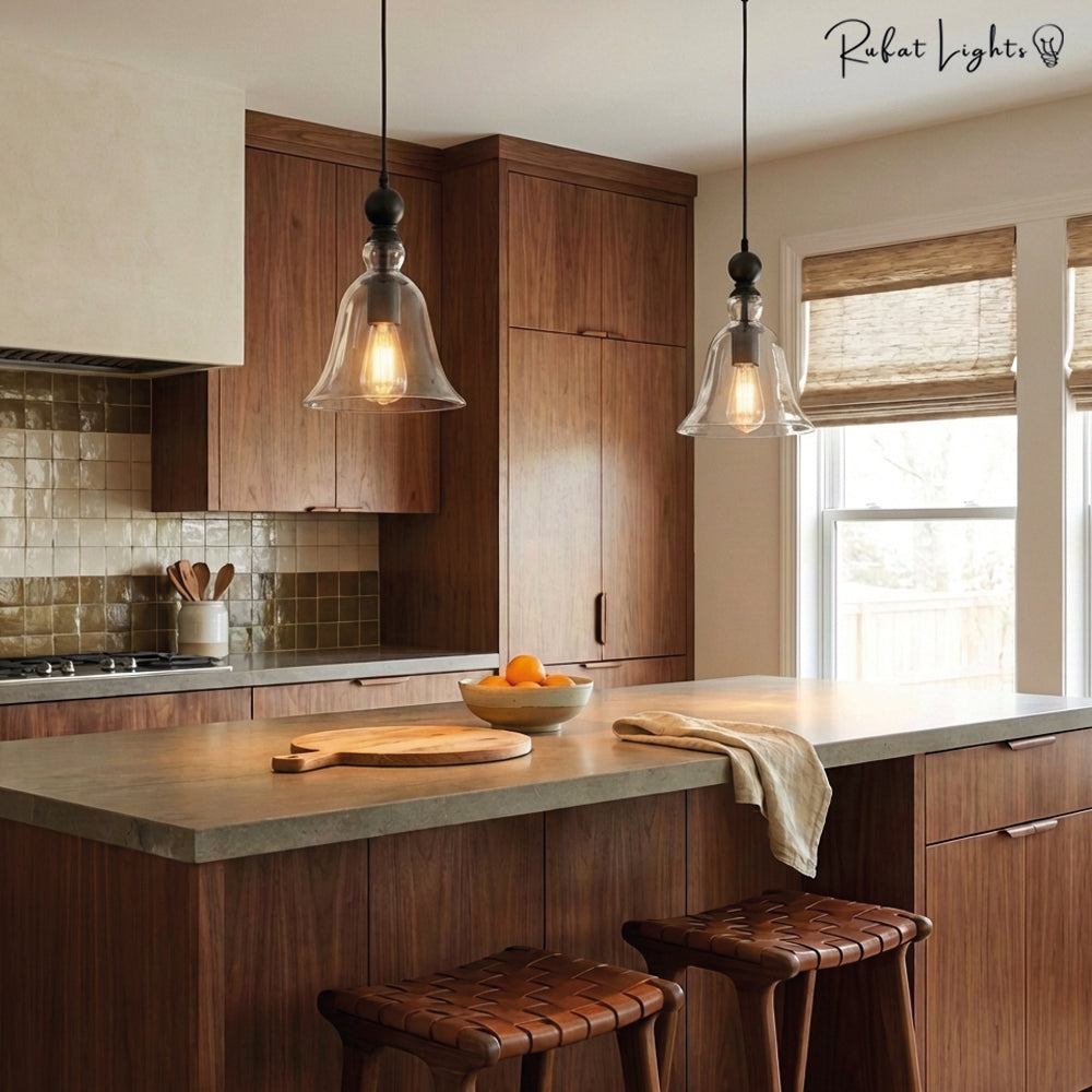 Vintage Creative Glass Bell Pendant Lighting