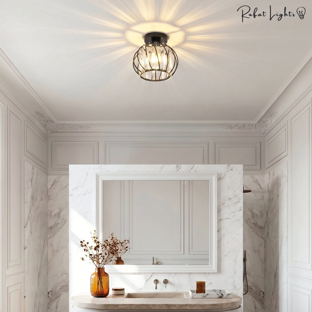 Simple Creative Crystal Aisle Chandelier Lamp