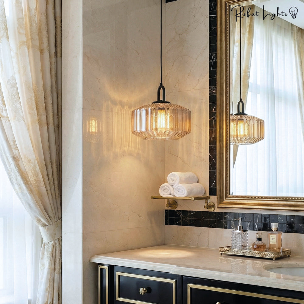 Enchanting Japanese Glass Pendant Light