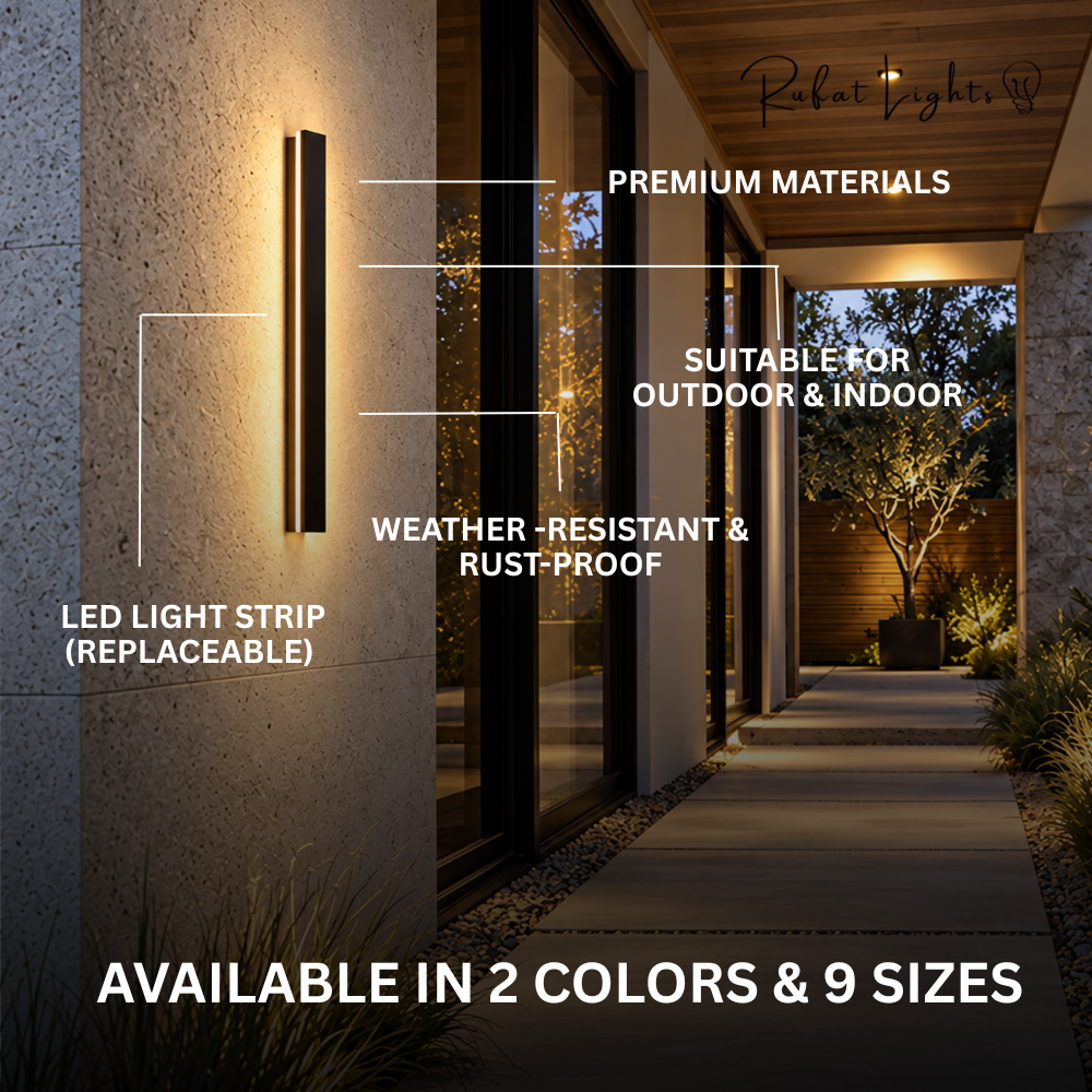 Aluminum Wall LED Light Waterproof Outdoor/Indoor