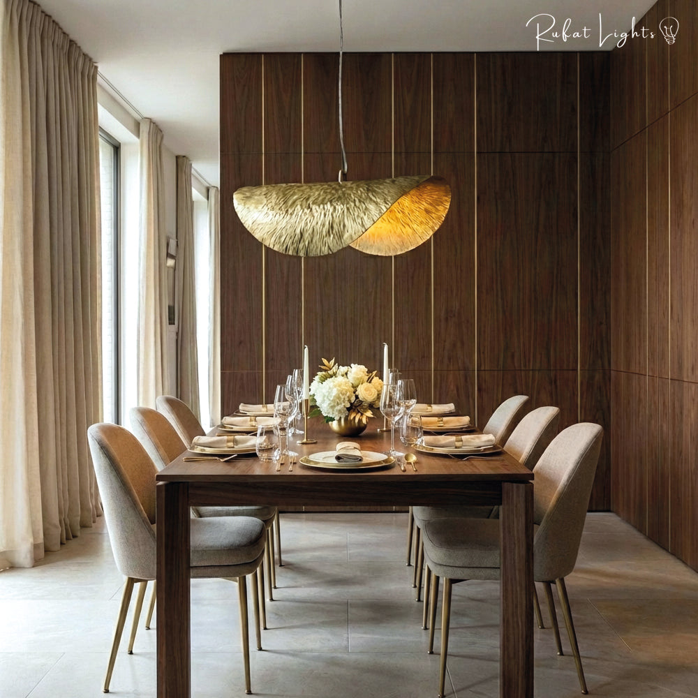 Copper Lotus Grace Nordic Pendant Lamp