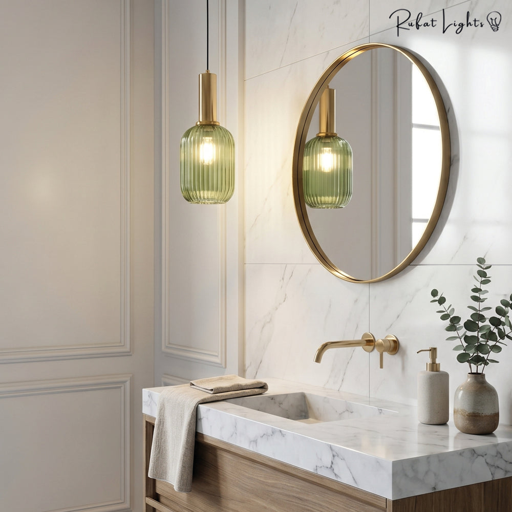 Gleam Textured Glass Pendant Light