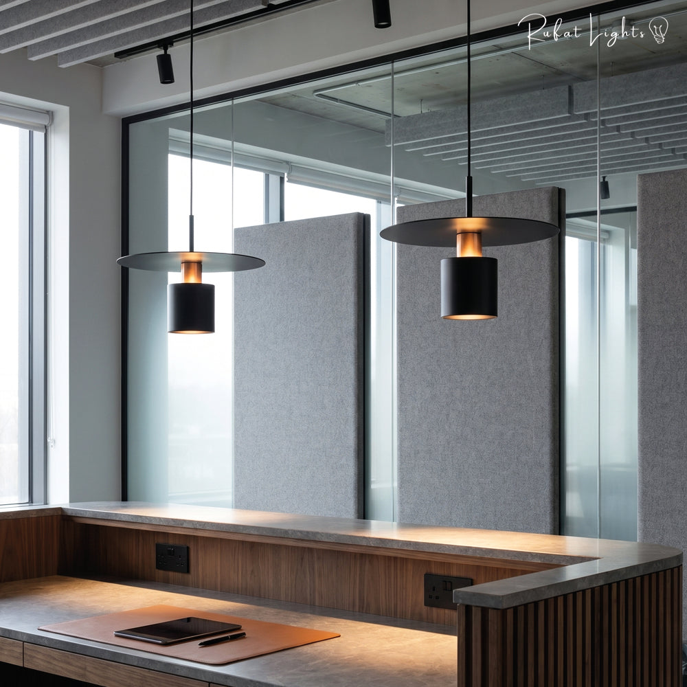 Minimalist Denmark Disk Round Pendant Light